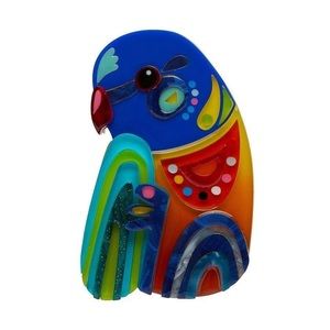 The Radiant Rainbow Lorikeet Brooch